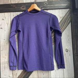 Polarmax long sleeve purple base layer top size xs